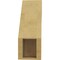 Ekena Millwork 5-inch W x 10-inch D x 14-inch H Stanfield Rough Cedar Woodgrain TimberThane Knee Brace, Primed BRCUR05X10X14STARCPR - alternate 5